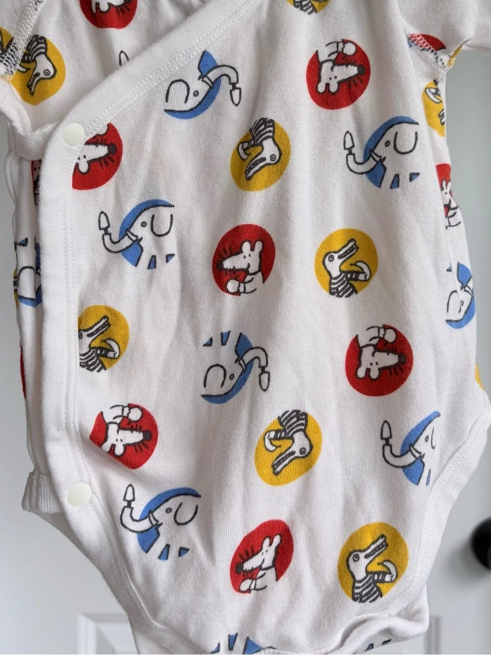 Uniqlo Maisy Mouse Cotton Snap Bodysuit